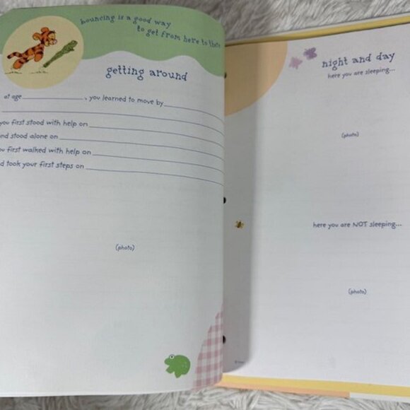 Vintage Disney x Hallmark First Year Baby Book 'Early Days of Wonder and Love' - Picture 10 of 16